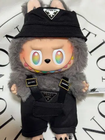 러브부 LUBUBU 봉제 인형 의류 블랙