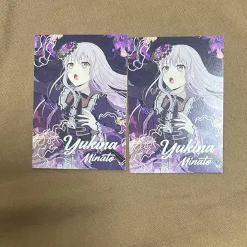 뱅드림! Roselia 미나토 유키나 캐릭터 카드 2장