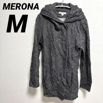 MERONA 후드 부착 가디건 M 사이즈