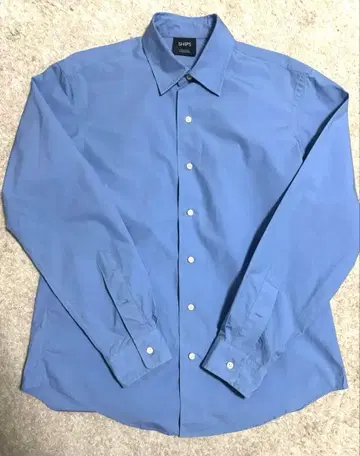 츠네타 다이키풍 랫핑크 코튼 셔츠 블루