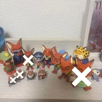 주토피아 피규어 세트