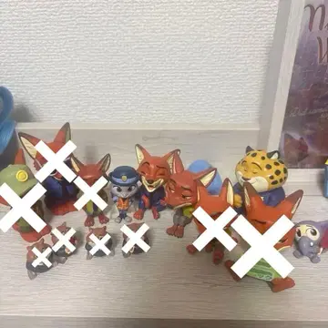 주토피아 피규어 세트