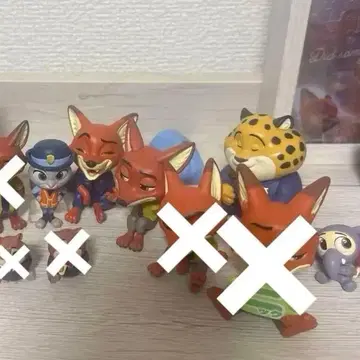 주토피아 피규어 세트