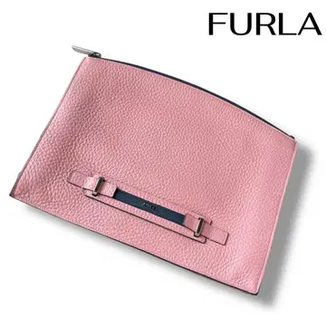 1회 사용 극미품 FURLA 훌라 조베 GIOVE 가죽 클러치백