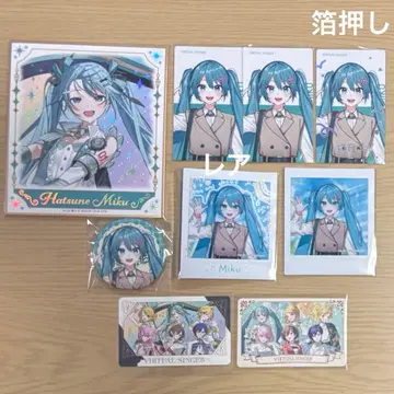 하츠네 미쿠 밤 페스티벌 폴라로이드 컬렉션 A 캔뱃지 에피카 감사제 색지