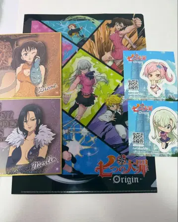 일곱개의 대죄 묶음 판매 5점 색지 파일