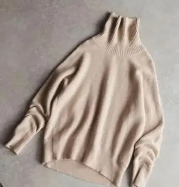 green label relaxing 울 미니 터틀넥 스웨터