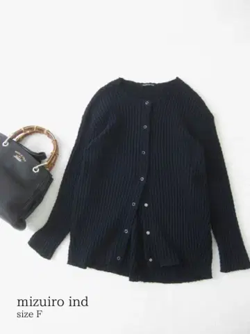 새상품급 mizuiroind 미즈이로 인드 가디건 F 코튼 루즈핏