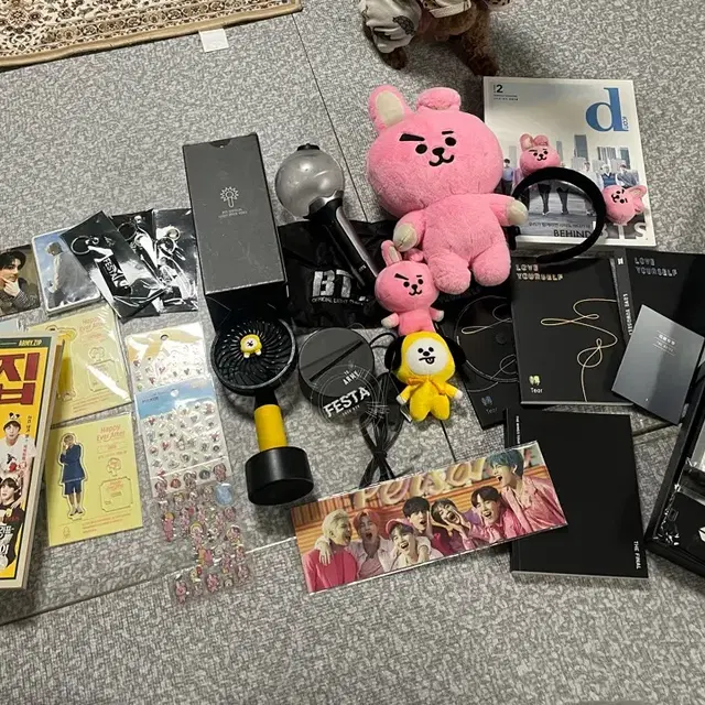 방탄소년단 굿즈 팝업 앨범 인형 등 일괄