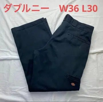 디키즈 더블니 블랙 W36 L30