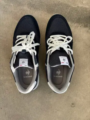 [새상품급] le coq sportif 스니커즈 24.5cm 네이비