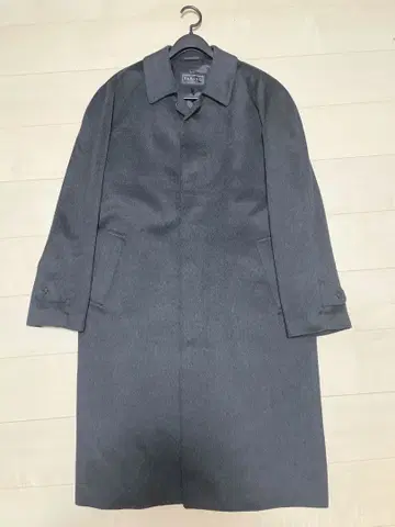 캐시미어 100% 남성용 롱 코트 L 사이즈