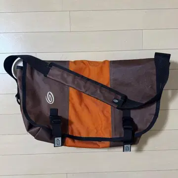 TIMBUK2 메신저 백 브라운/오렌지
