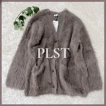 [택 포함 새상품] PLST 플라스테 페더얀 V넥 가디건 M