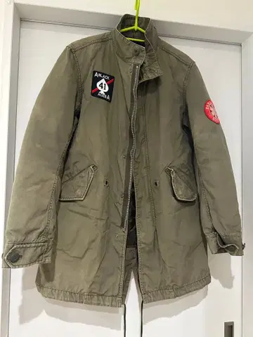 남성용 코트 구제 의류 충전솜 모즈 코트 사이즈:M