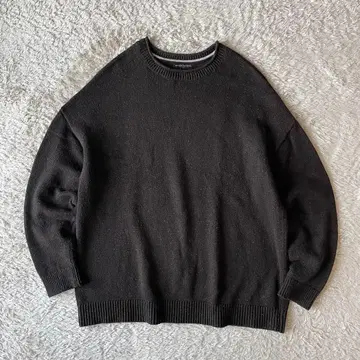 바나나리퍼블릭 새상품급 롤넥 코튼 니트 L 브라운 믹스