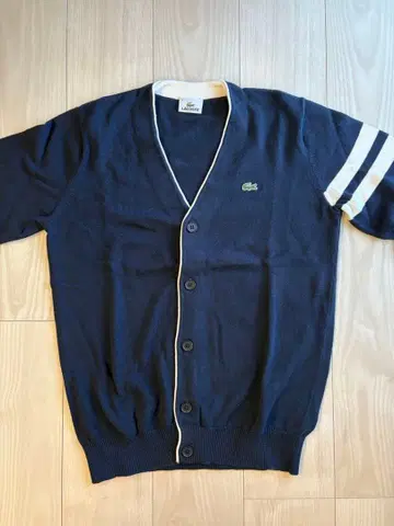Lacoste 네이비 가디건