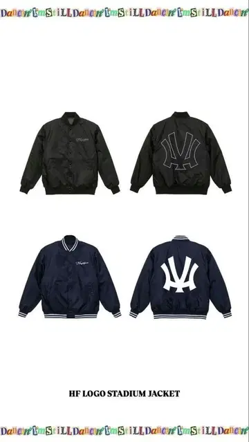 HighFive 바시티 자켓 새상품 블랙