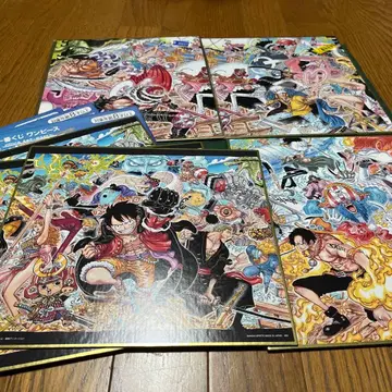 ONE PIECE 원피스 대해적백경 색지 6매