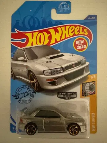 핫휠 스바루 임프레자 22B STI-Version zamac