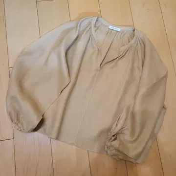 스픽 앤 스팬 린넨 개더 풀오버 린넨