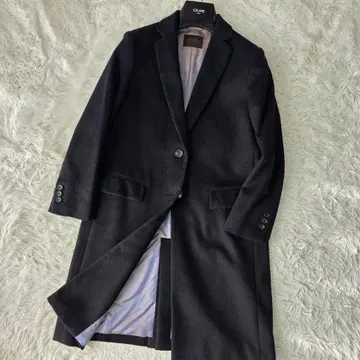 [캐시미어 혼방/36] 투모로우랜드 체스터 코트 블랙 계열 울