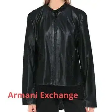 새상품 Armani Exchange 아르마니 체인지 가죽 자켓