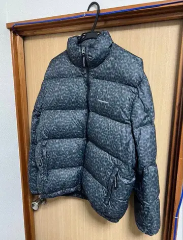 thisisneverthat 다운 자켓 M 레오파드 무늬