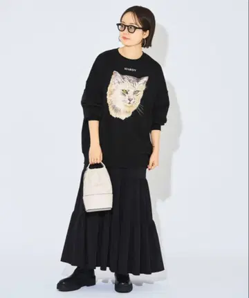 HARDY NOIR 알디노아르 CAT PRINT 스웨트
