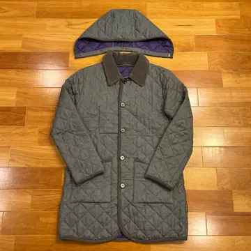 TRADITIONAL WEATHERWEAR 퀼팅 코트 그레이 38