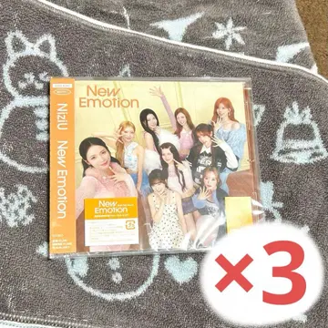 미개봉 NiziU New Emotion 일반ver 초회 사양 3장 세트1
