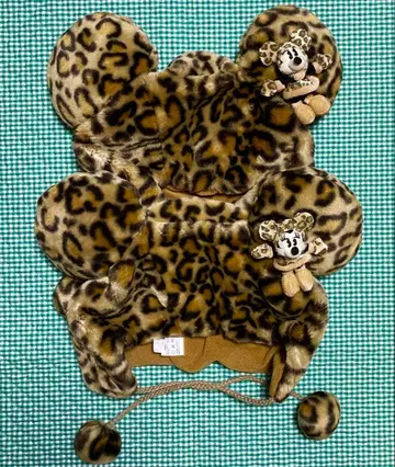 미니 팬캡 모자 레오파드 무늬 디즈니 2세트