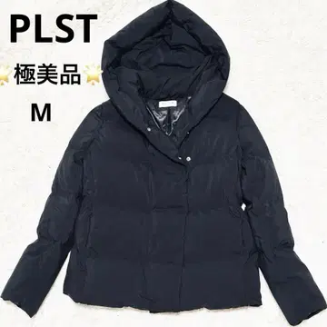 컨디션 최상 PLST 플라스테 숏 다운 자켓 네이비 다크 네이비 M