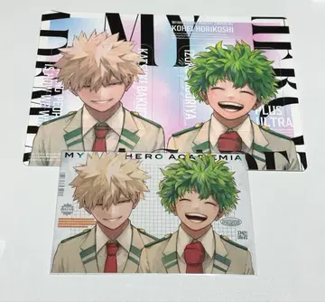 최강 점프 점프 기가 부록 코스터 엽서 바쿠고 카츠키 미도리야 이즈쿠