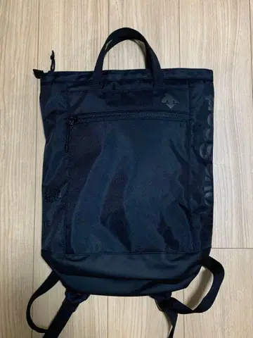 데상트 백팩 블랙 2way