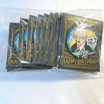 주술회전 벌스데이 캔뱃지 2022 고죠 사토루 10개