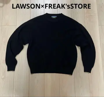 LAWSON x FREAK'sSTORE 블랙 긴팔 스웨터