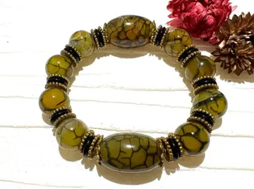 용문 마노 팔찌