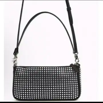 새상품 ZARA 샤이니 큐빅 2way 백