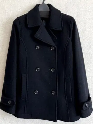 이스트 보이 Venas 블랙 피 코트 사이즈 9