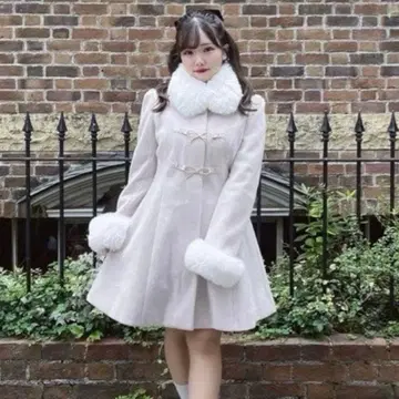 evelyn 리본 비트 코트 M