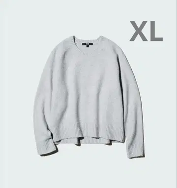 미사용 새상품 유니클로 수플레얀 크루넥 스웨터 XL
