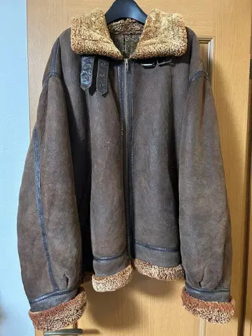 빈티지 b3 자켓 천연 가죽