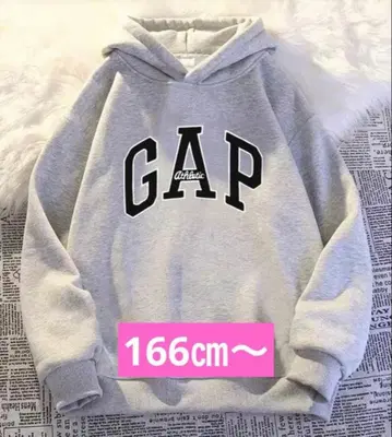 최저가 새상품 GAP 후드티 그레이 후드 부착 166 ~ 여성용