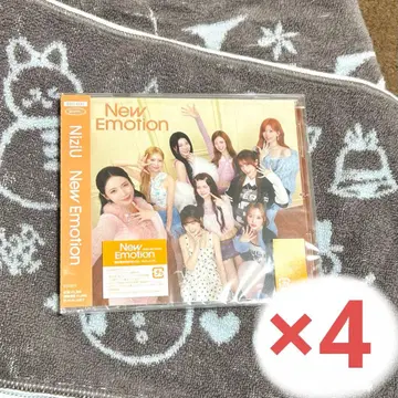 미개봉 NiziU New Emotion 일반ver 초회 사양 4장 세트