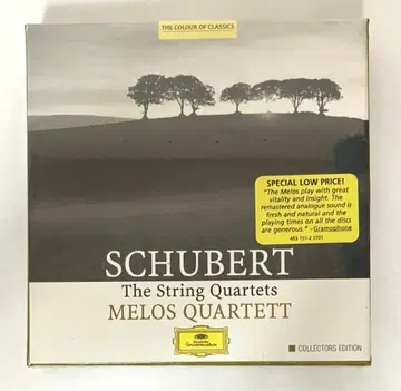 슈베르트: 현악 사중주곡 전집 / 메로스 콰르텟