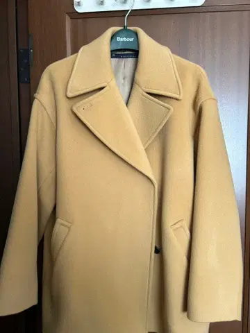 마르티니크 베이지 울 피코트