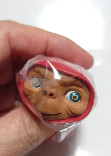 E.T. 반지 후드 부착 헤드 피규어 반지 가챠