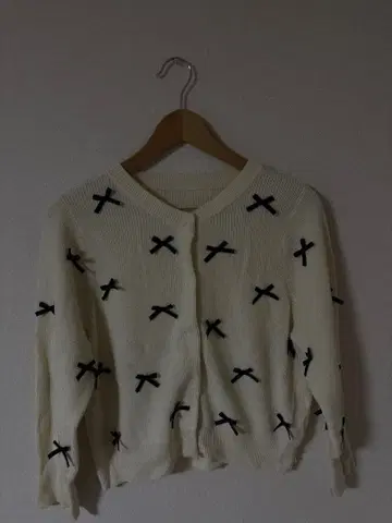 VIS 아이보리 가디건 긴팔