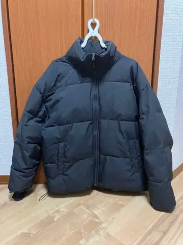 남성용 블랙 블루종 M 사이즈